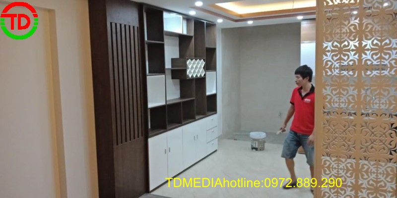 THIẾT KẾ THI CÔNG NỘI THẤT PHÒNG KHÁCH ĐẸP TẠI HẢI PHÒNG