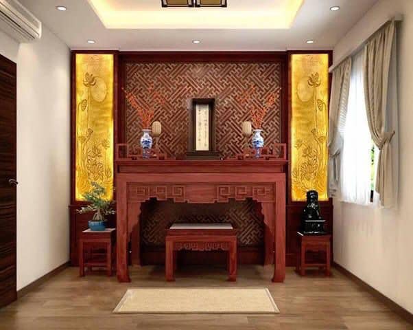 THIẾT KẾ THI CÔNG PHÒNG THỜ CÔ LIỄU - AN LÃO - HẢI PHÒNG