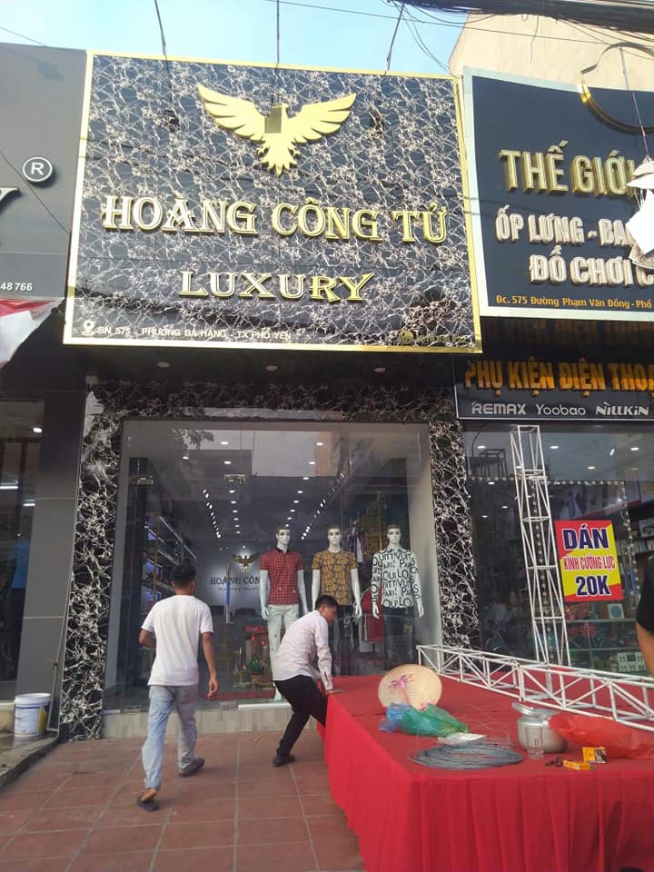 THIẾT KẾ THI CÔNG SHOP THỜI TRANG NAM VÀ PHỤ KIỆN ĐẸP VÀ ĐẦY NAM TÍNH TẠI HẢI PHÒNG