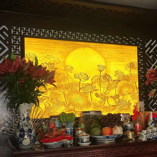 Tranh điện phòng thờ đẹp Hải Phòng