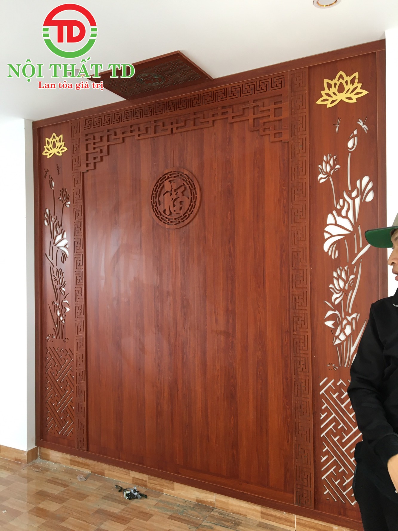 Làm vách ngăn phòng thờ siêu bền, rẻ đẹp tại Hải Phòng