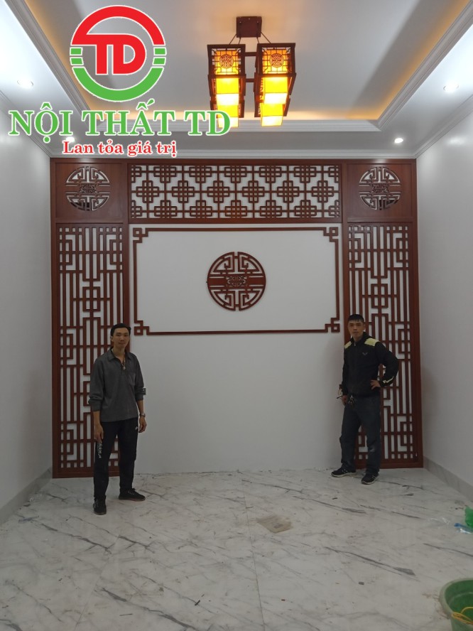 50 mẫu vách sau ban thờ, vách thờ tuyệt đẹp 