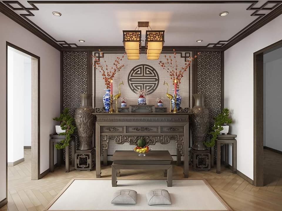 PHÒNG THỜ NÉT ĐẸP TÂM LINH TRONG MỖI GIA ĐÌNH NGƯỜI VIỆT
