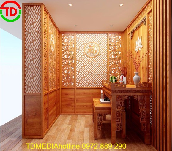 THIẾT KẾ THI CÔNG PHÒNG THỜ ĐẸP TẠI HẢI PHÒNG