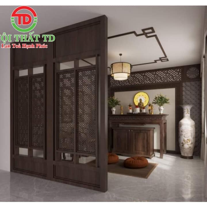 40 mẫu phòng thờ đẹp hiện đại chuẩn phong thủy siêu bền 