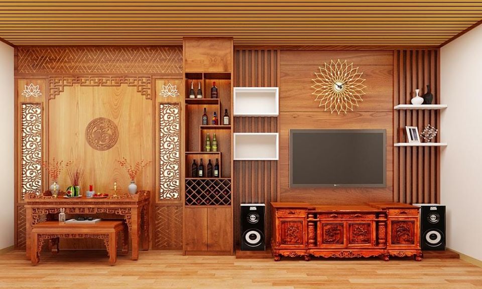 VÁCH NGĂN PHÒNG THỜ ĐẸP TẠI HẢI DƯƠNG