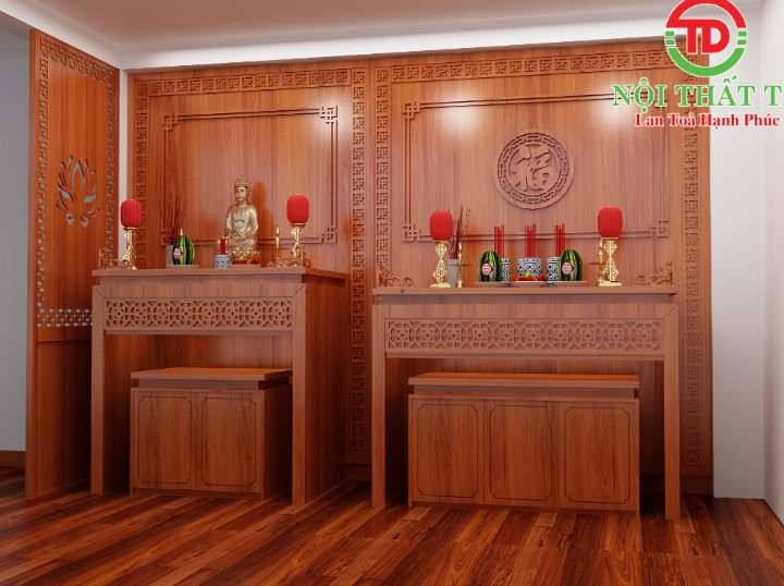 PHÒNG THỜ HIỆN ĐẠI ĐẸP HOÀN THIỆN KHÁCH HÀNG HẠ LONG - QUẢNG NINH