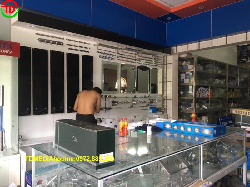 THIẾT KẾ THI CÔNG KỆ TRƯNG BÀY SEN VÒI, THIẾT BỊ VỆ SINH TẠI HẢI PHÒNG