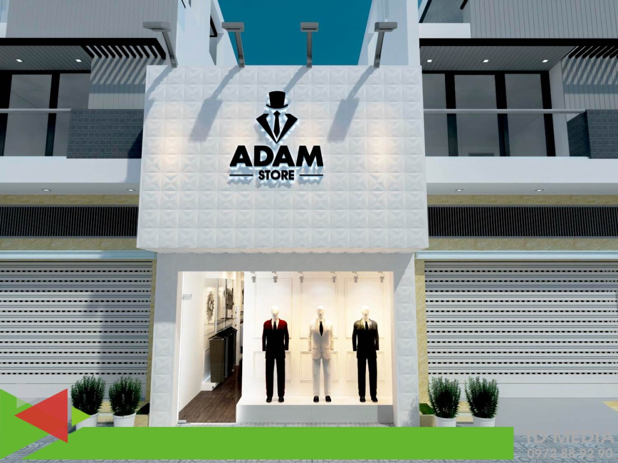 THIẾT KẾ THI CÔNG SHOP THỜI TRANG NAM CAO CẤP TẠI HẢI PHÒNG