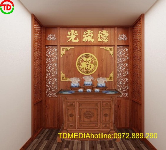THI CÔNG PHÒNG THỜ CHO ANH THANH - KIỀU HẠ - HẢI PHÒNG