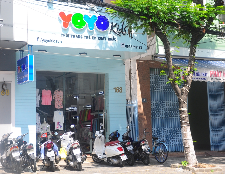 THIẾT KẾ THI CÔNG SHOP THỜI TRANG TRẺ EM DỄ THƯƠNG TẠI HẢI PHÒNG