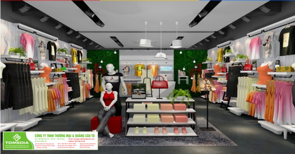Hướng dẫn thiết kế shop thời trang - 10 mẫu shop thời trang đang được ưa chuộng hiện nay