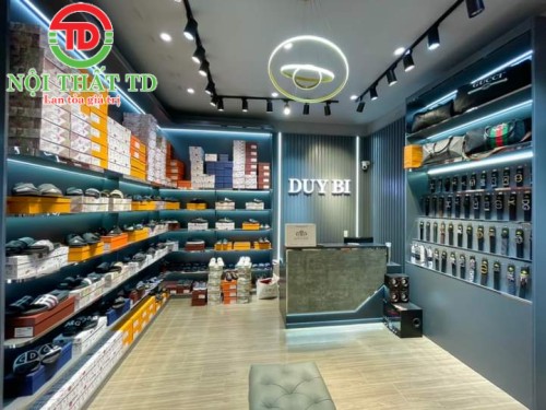 Thiết kế thi công shop thời trang nam sang trọng - lịch lãm tại Hải Phòng
