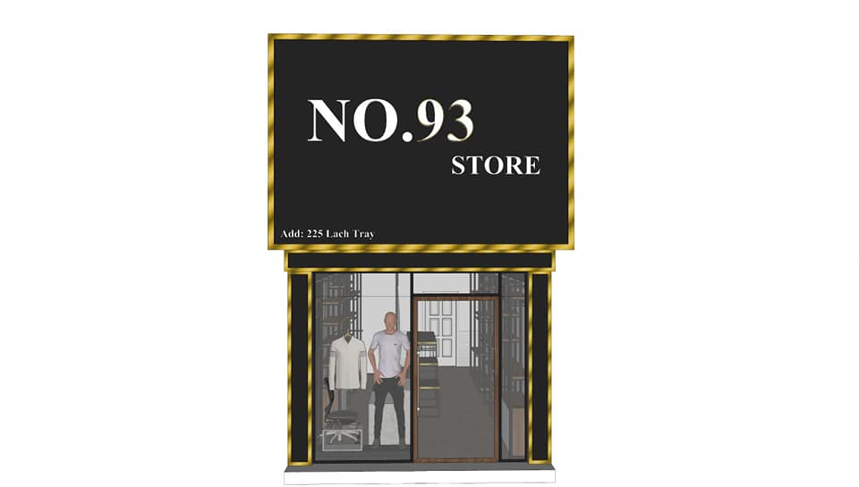 THI CÔNG NỘI THẤT SHOP THỜI TRANG NAM TẠI LẠCH TRAY HẢI PHÒNG