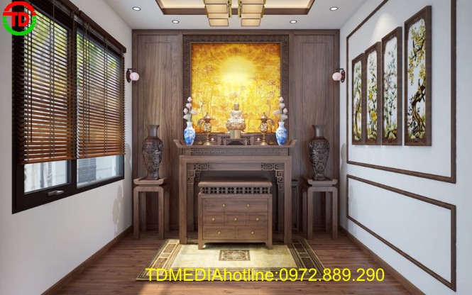 BAN THỜ ĐẸP CHUẨN PHONG THUỶ TẠI HẢI PHÒNG