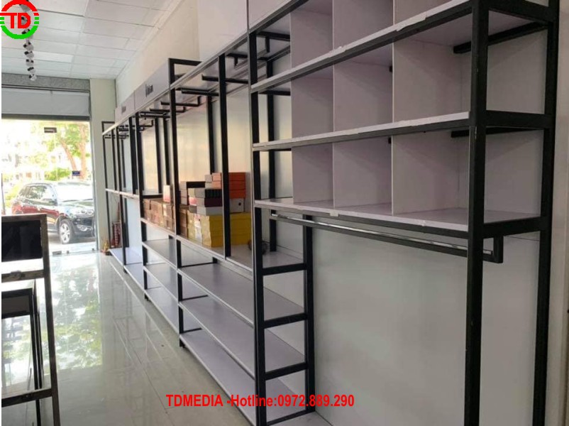 THIẾT KẾ VÀ SẢN XUẤT QUẦY KỆ SHOP ĐẸP RẺ TẠI HẢI PHÒNG