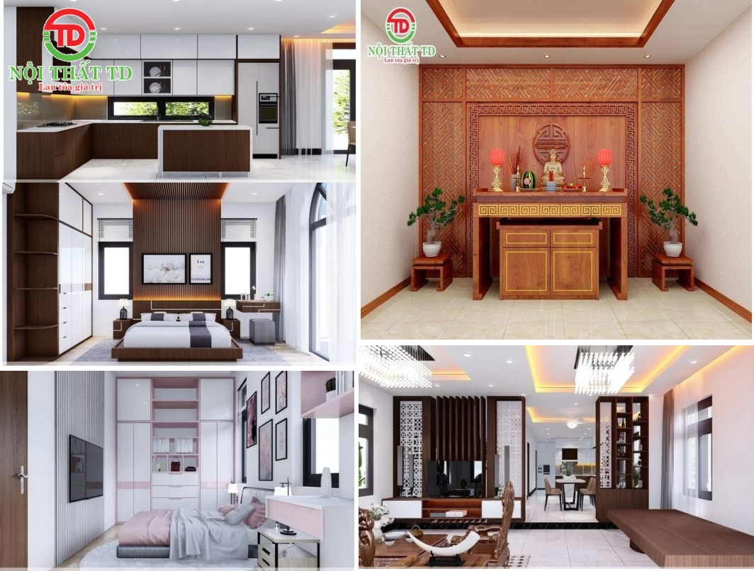 THIẾT KẾ THI CÔNG TRỌN GÓI NỘI THẤT NHÀ PHỐ ĐẸP RẺ TẠI HẢI PHÒNG