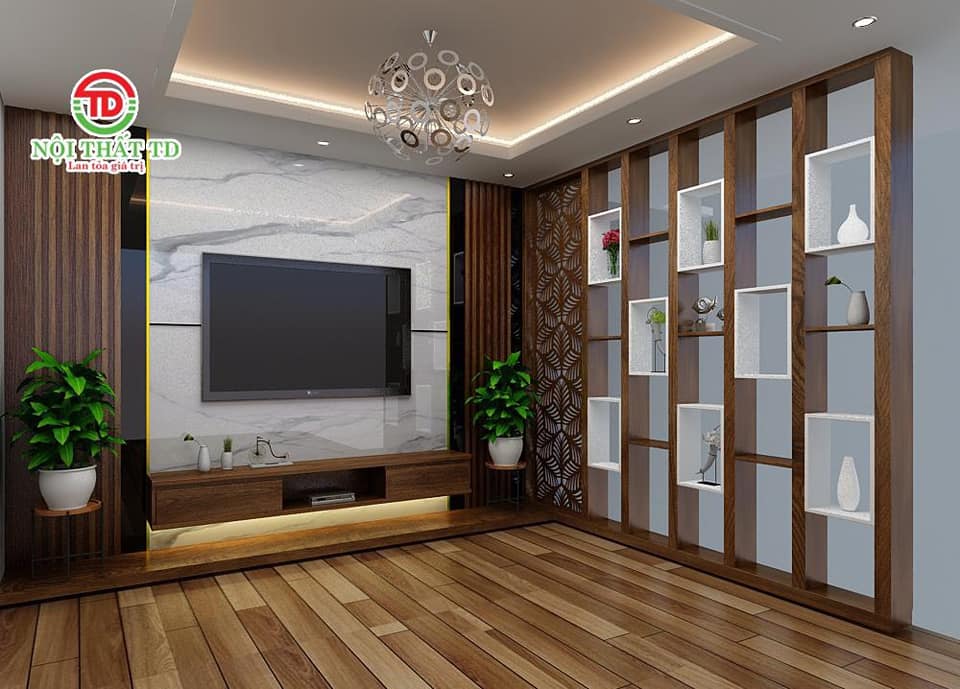 20 mẫu kệ vách tivi Hải Phòng hot nhất hiện nay
