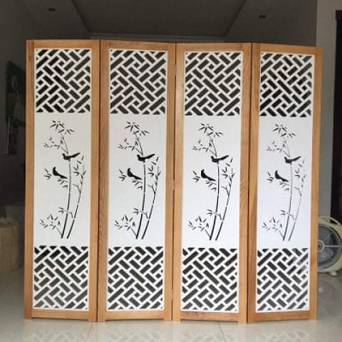 Vách ngăn hoạ tiết 