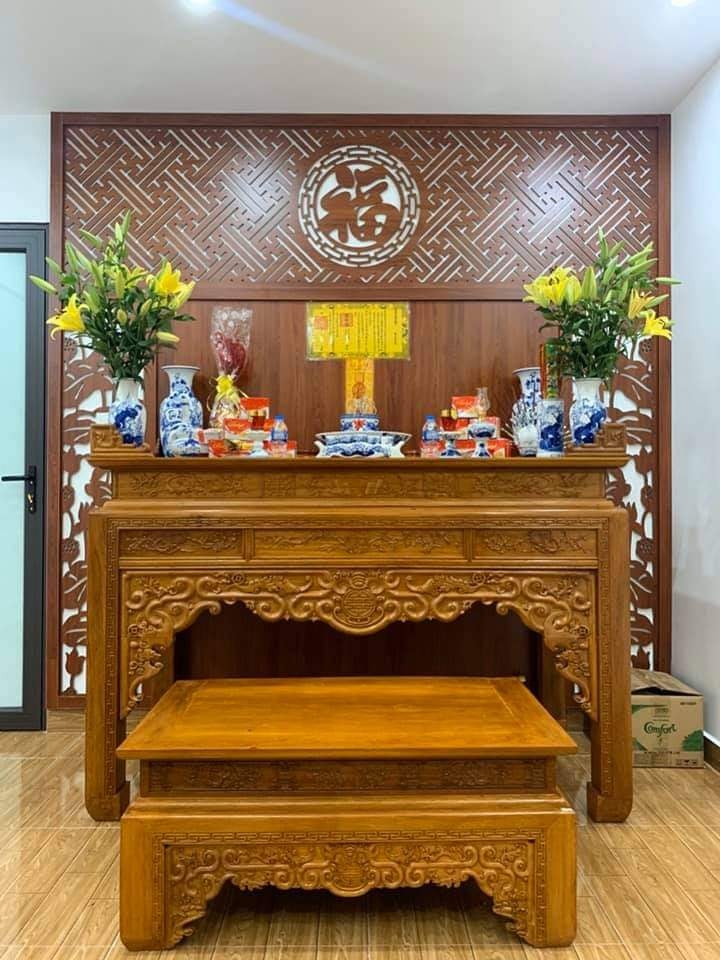 Làm vách thờ và ban thờ cho chị Hương - Núi Đèo - Thuỷ Nguyên - Hải Phòng