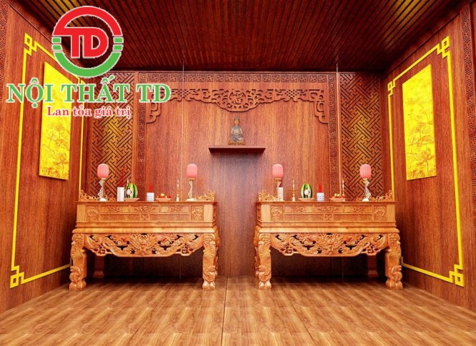 THIẾT KẾ THI CÔNG PHÒNG THỜ CHUẨN PHONG THUỶ-  KHÁCH HÀNG  NÚI ĐÈO -THUỶ NGUYÊN  - HẢI PHÒNG
