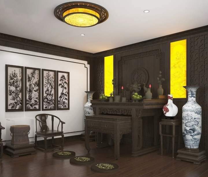 20 mẫu thiết kế full phòng thờ đẹp hiện đại tại Hải Phòng