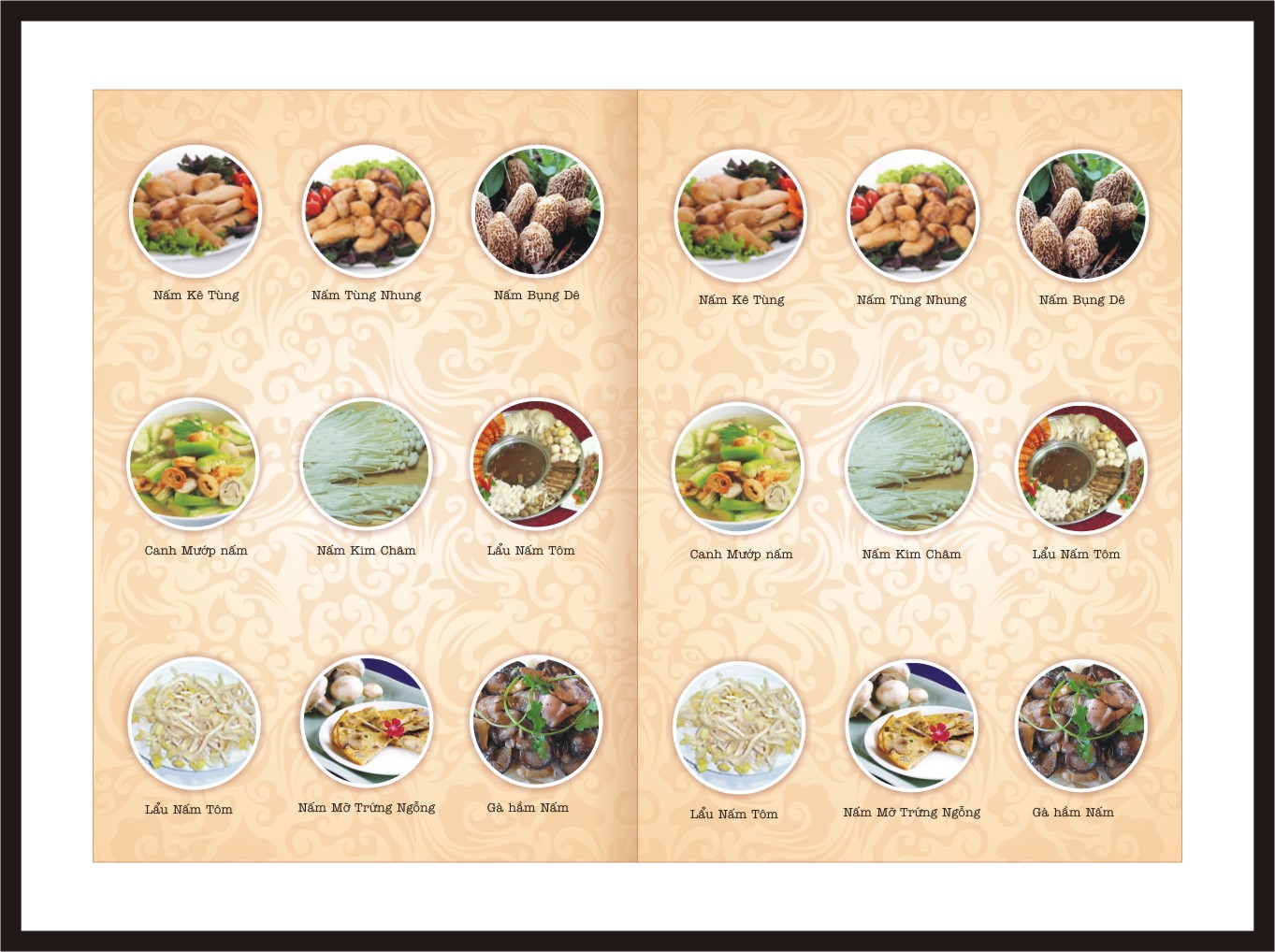 In Menu nhà hàng giá rẻ tại Hải Phòng