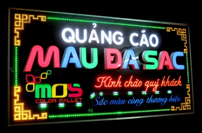 Mẫu biển đèn led đẹp