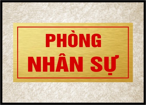 Làm biển phòng ban, biển  chức danh đẹp tại Hải Phòng