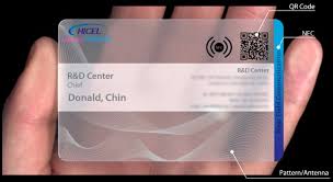 Cardvisit nhựa trong thể hiện đẳng cấp từ thẻ tên