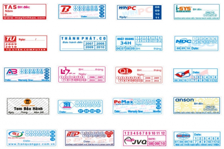 In tem decal, nhãn mác giá rẻ giao hàng tận nơi tại Hải Phòng