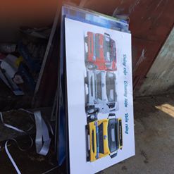 Thi công biển poster showroom VIMID -305 Ngô Quyền - Hải Phòng