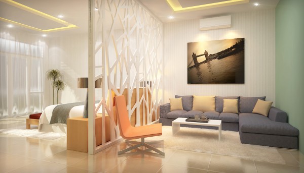Làm vách ngăn trang trí 3D độc đáo tại Hải Phòng