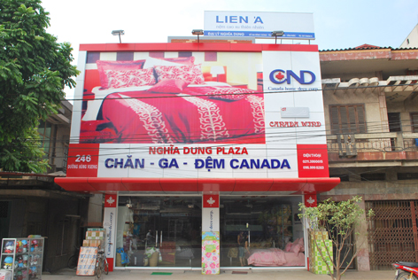 Thi công biển quảng cáo shop thời trang tại Thái Thụy - Thái Bình