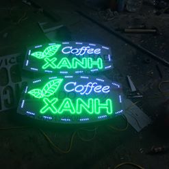Làm biển quảng cáo led cafe đẹp tại Hải Phòng
