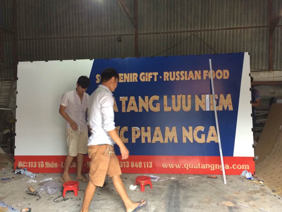 Làm biển quảng cáo ngoài trời siêu bền tại Hải Phòng