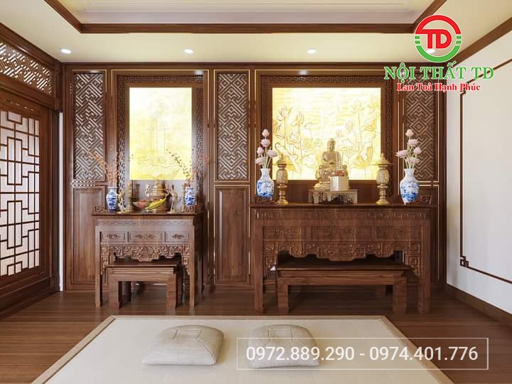 THIẾT KẾ KHÔNG GIAN THỜ ĐẸP ĐEM LẠI TÀI LỘC CHO GIA CHỦ