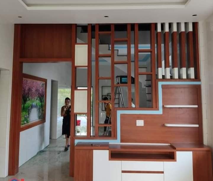 Làm vách  ngăn phòng khách đẹp rẻ tại Hải Phòng