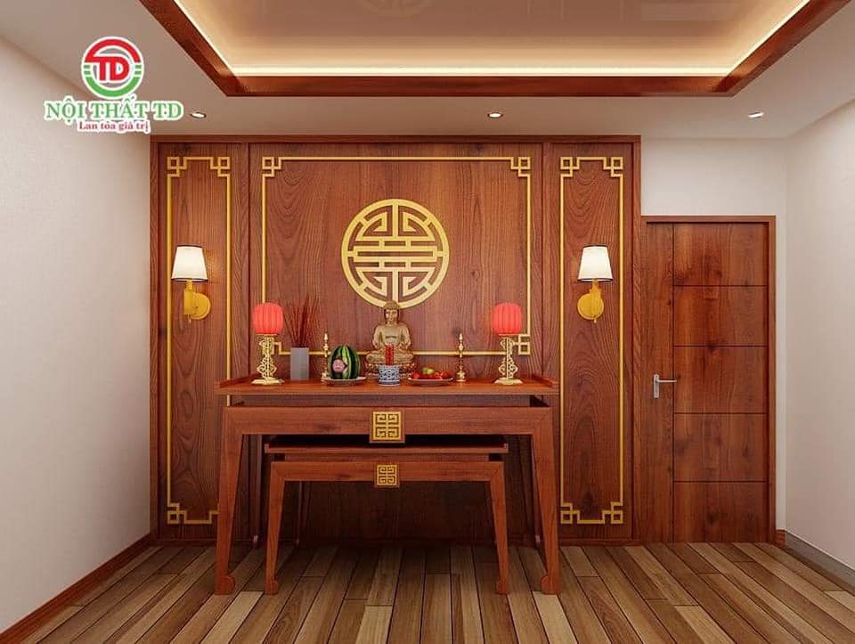BAN THỜ ĐẸP VÀ CÁCH BÀI TRÍ BAN THỜ KHI NHẬP TRẠCH NHÀ MỚI 