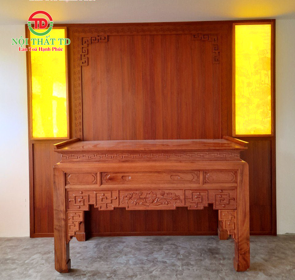 Thiết kế thi công phòng thờ đẹp tại Hạ Long - Quảng Ninh