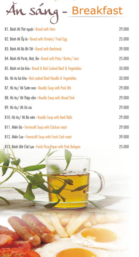 Mẫu Menu đẹp - sang trọng, mau Menu dep - sang trong