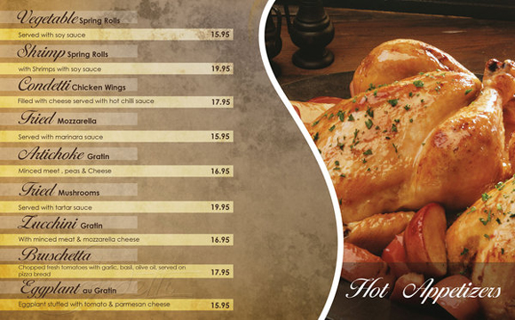 Mẫu Menu đẹp - sang trọng, Mau menu dep -sang trong