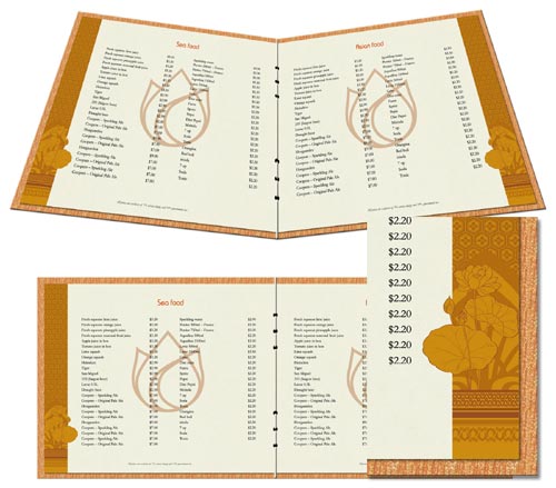 Những kiểu mẫu Menu thịnh hành nhất trên thị trường hiện nay